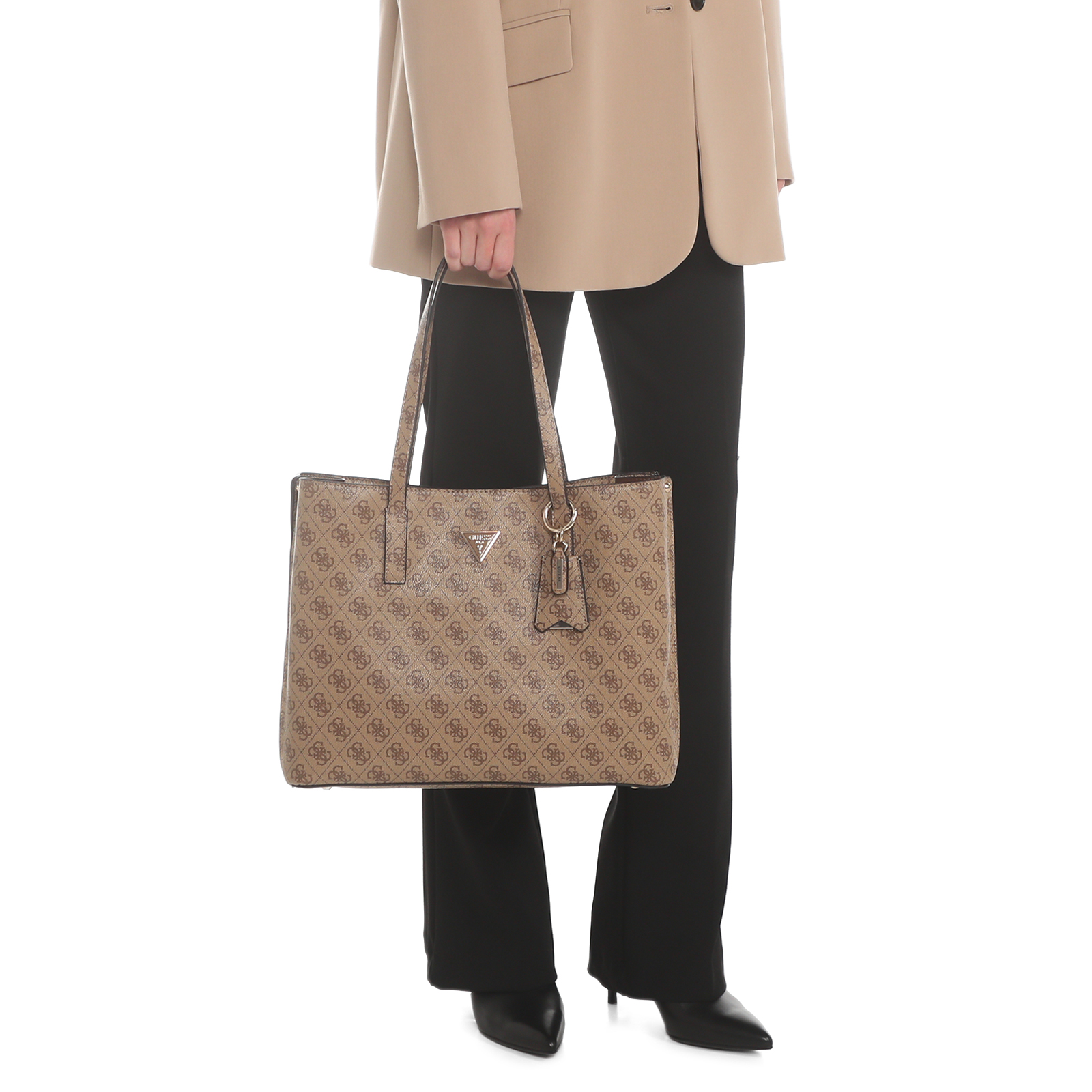 Guess saffiano shopper bag hot sale