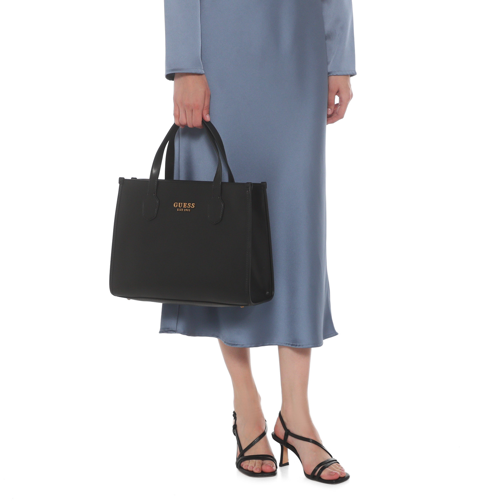 Guess saffiano shopper bag cheap