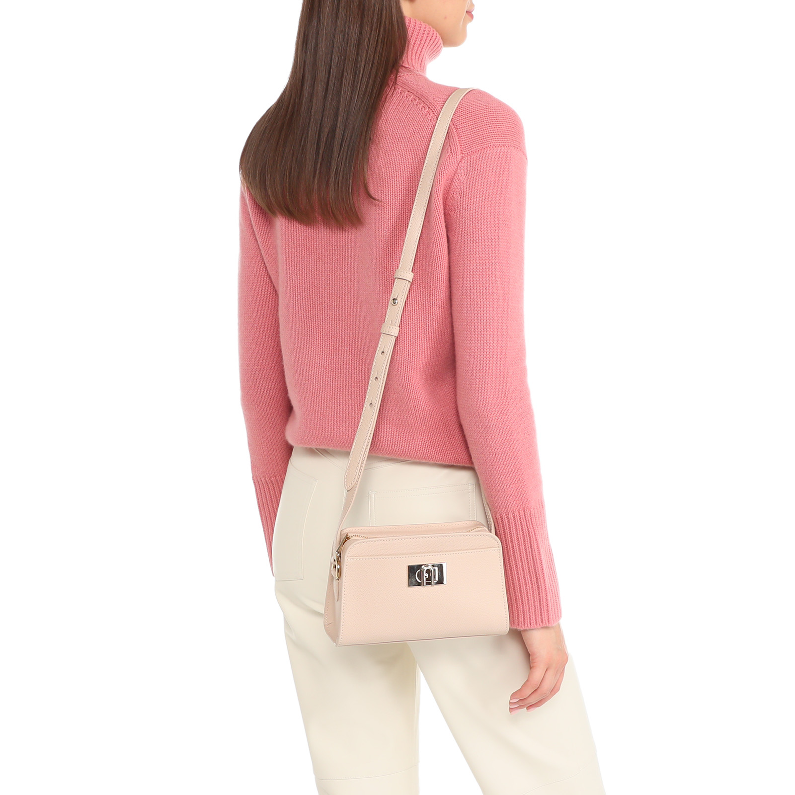 Furla pink crossbody bag shop