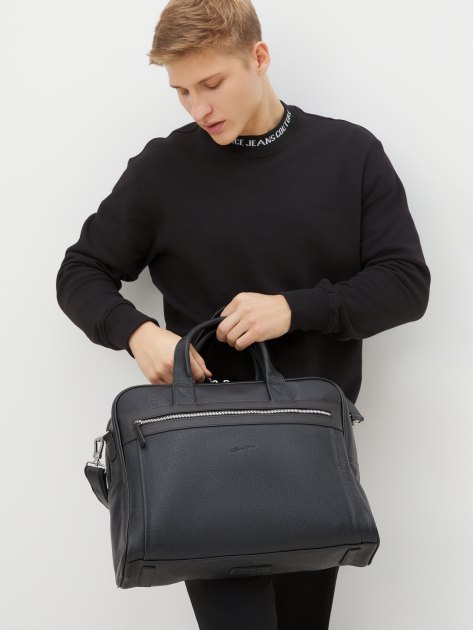 Мужская сумка для ноутбука GERARD HENON, Артикул R8581, черный | 1137412. Ракурс 2