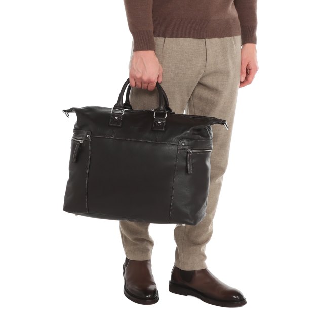 Мужская дорожная сумка GERARD HENON, Артикул 55397, темно-коричневый | 1399206. Ракурс 6