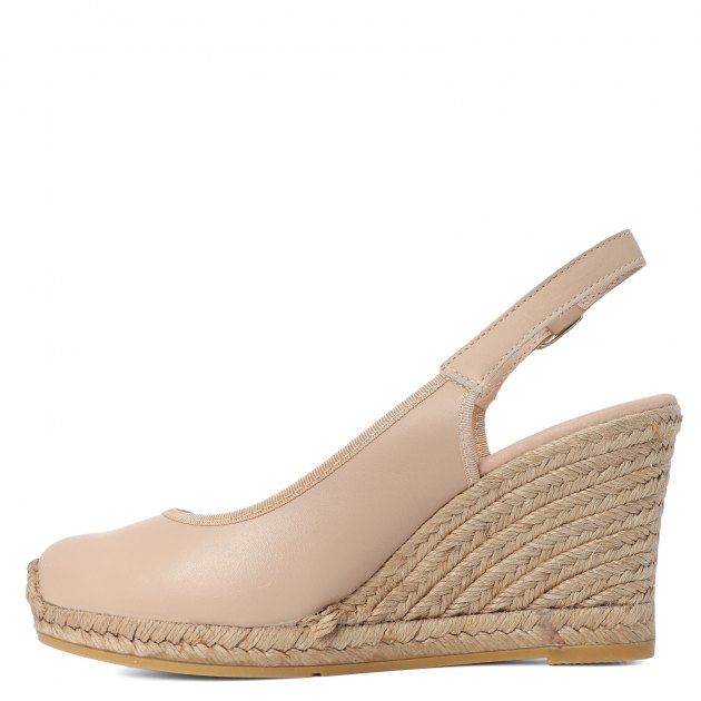 Босоножки LA MAISON DE L'ESPADRILLE, Артикул RV299LUXPIEL, розово-бежевый | 1479410. Ракурс 3