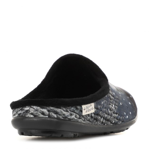 Женская домашняя обувь LA MAISON DE L'ESPADRILLE, Артикул RV9026, темно-серый | 1705159. Ракурс 3 Женская домашняя обувь LA MAISON DE L'ESPADRILLE, Артикул RV9026, темно-серый | 1705159. Ракурс 3