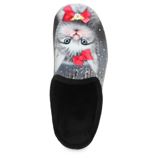 Женская домашняя обувь LA MAISON DE L'ESPADRILLE, Артикул RV9026, темно-серый | 1705159. Ракурс 6 Женская домашняя обувь LA MAISON DE L'ESPADRILLE, Артикул RV9026, темно-серый | 1705159. Ракурс 6