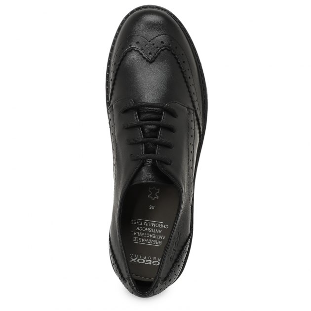 Детские полуботинки GEOX J CASEY GIRL, Артикул J6420N, черный | 1767080. Ракурс 6