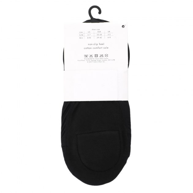 Женские подследники 2 шт. CALVIN KLEIN CALVIN KLEIN, Артикул ECC546, черный | 1775997. Ракурс 3