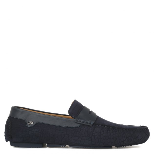 Мужские мокасины DINO BIGIONI, Артикул BL9037-8, темно-синий | 1778111. Ракурс 2