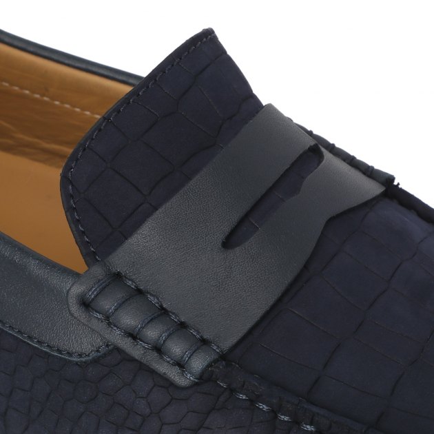 Мужские мокасины DINO BIGIONI, Артикул BL9037-8, темно-синий | 1778111. Ракурс 5