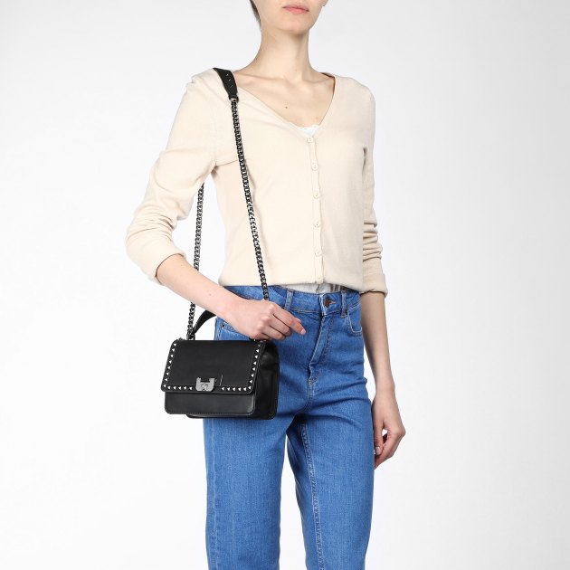 Женская сумка  ASH, Артикул STACEY MINI, черный | 1842187. Ракурс 6