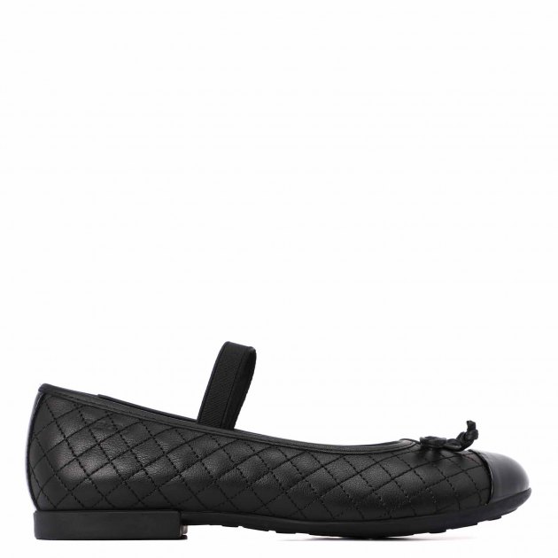 Детские балетки мэри-джейн GEOX JR PLIE' B, Артикул J5455B, черный | 1860406. Ракурс 2