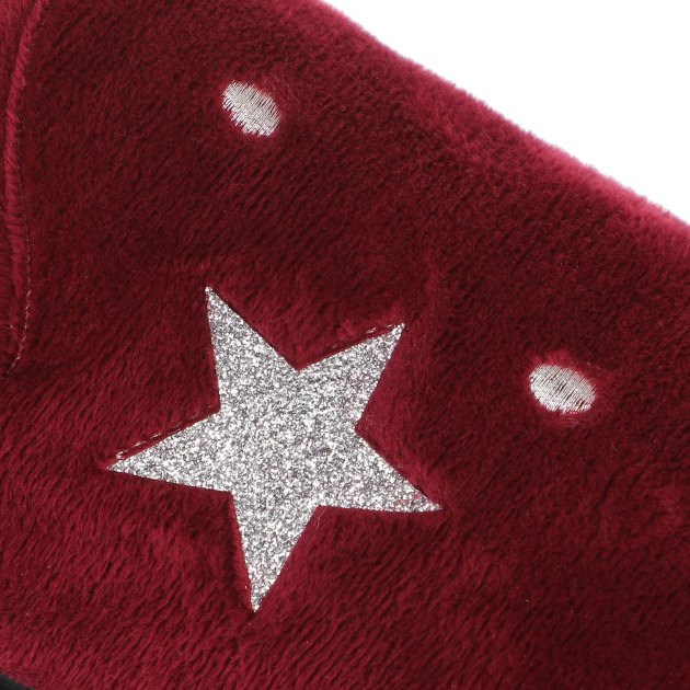 Женская домашняя обувь LA MAISON DE L'ESPADRILLE, Артикул RV6815, бордовый | 1898922. Ракурс 5