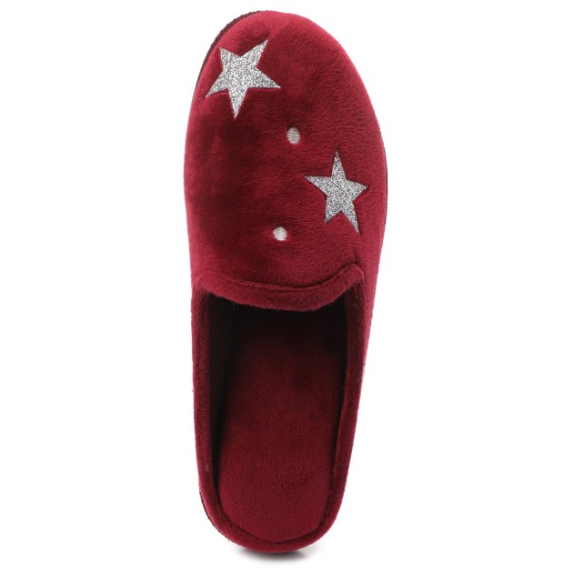 Женская домашняя обувь LA MAISON DE L'ESPADRILLE, Артикул RV6815, бордовый | 1898922. Ракурс 6