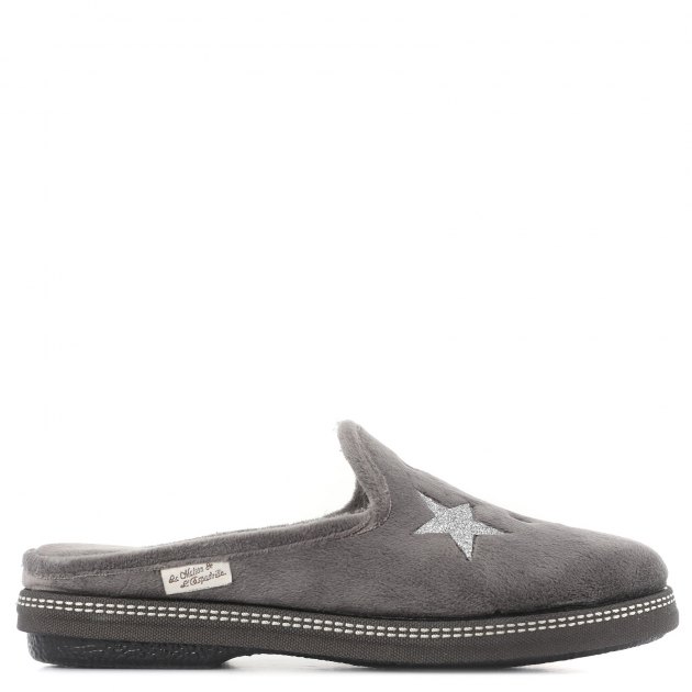 Женская домашняя обувь LA MAISON DE L'ESPADRILLE, Артикул RV6815, серый | 1899007. Ракурс 2