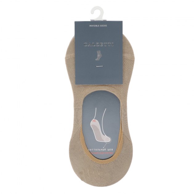 Женские подследники CALZETTI, Артикул Ж-2211, бежевый | 1928936. Ракурс 2