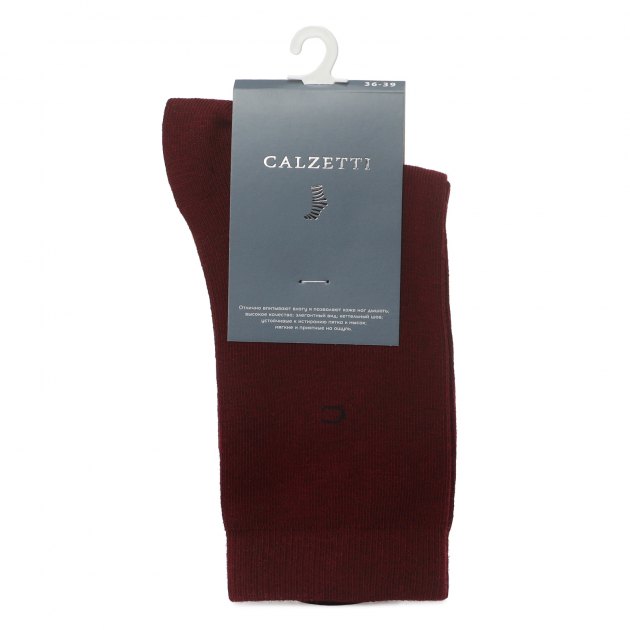 Женские носки CALZETTI, Артикул Ж1-13003-1, бордовый | 2219631. Ракурс 2