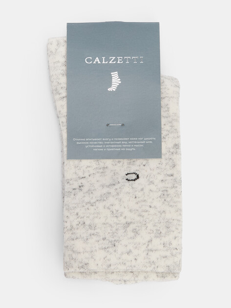 Женские носки CALZETTI, Артикул Ж1-15001, молочно-бежевый | 2220280. Ракурс 3 Женские носки CALZETTI, Артикул Ж1-15001, молочно-бежевый | 2220280. Ракурс 3
