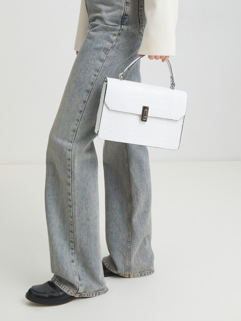 Женская сумка с ручкой DIVA`S BAG CAELLA, Артикул M9030, белый | 2234201. Ракурс 2 Женская сумка с ручкой DIVA`S BAG CAELLA, Артикул M9030, белый | 2234201. Ракурс 2