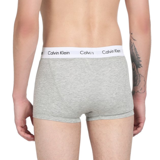 Мужские трусы 3 шт. CALVIN KLEIN 3P LOW RISE TRUNK, Артикул 0000U2664G, мультицвет | 2263050. Ракурс 6 Мужские трусы 3 шт. CALVIN KLEIN 3P LOW RISE TRUNK, Артикул 0000U2664G, мультицвет | 2263050. Ракурс 6