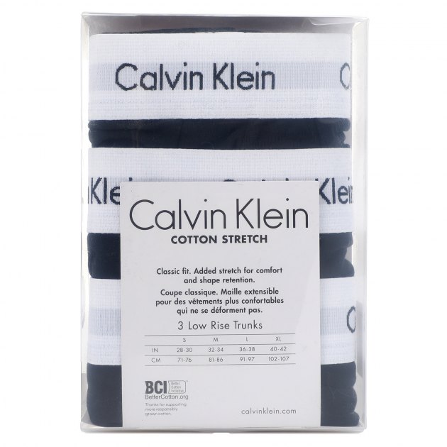 Мужские трусы 3 шт. CALVIN KLEIN 3P LOW RISE TRUNK, Артикул 0000U2664G, черный | 2283828. Ракурс 3 Мужские трусы 3 шт. CALVIN KLEIN 3P LOW RISE TRUNK, Артикул 0000U2664G, черный | 2283828. Ракурс 3