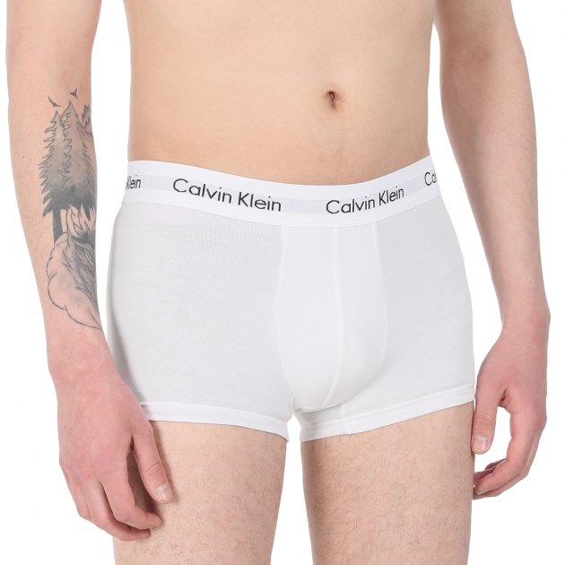 Мужские трусы 3 шт. CALVIN KLEIN 3P LOW RISE TRUNK, Артикул 0000U2664G, мультицвет | 2283840. Ракурс 4