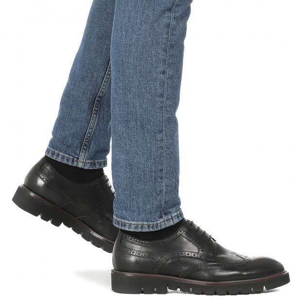 Мужские броги TENDANCE, Артикул T-320D, черный | 2307578. Ракурс 8