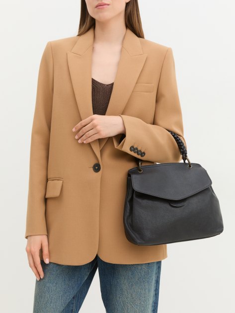 Женская сумка с ручками OFFICINE CREATIVE, Артикул NOLITA WOVEN/01, черный | 2330424. Ракурс 2 Женская сумка с ручками OFFICINE CREATIVE, Артикул NOLITA WOVEN/01, черный | 2330424. Ракурс 2