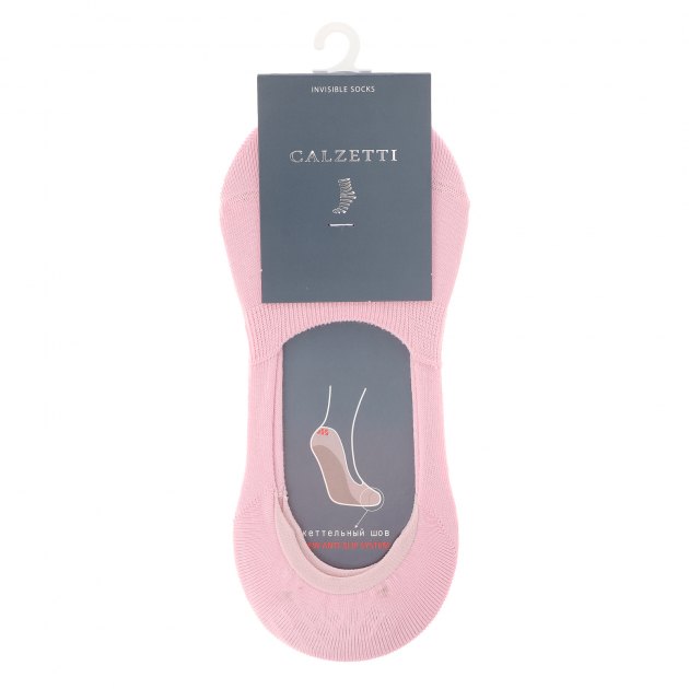 Женские подследники CALZETTI, Артикул Ж1-13029-1, розовый | 2337255. Ракурс 2
