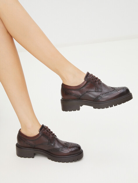 Женские дерби TENDANCE, Артикул GL5506-570, темно-коричневый | 2338860. Ракурс 2 Женские дерби TENDANCE, Артикул GL5506-570, темно-коричневый | 2338860. Ракурс 2