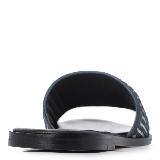 Женские шлепанцы DRAGON, Артикул INTERLACED V SANDAL, синий | 2342840. Ракурс 2