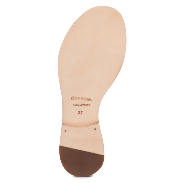 Женские шлепанцы DRAGON, Артикул INTERLACED V SANDAL, черный | 2342864. Ракурс 6