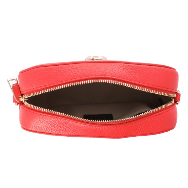 Женская сумка мессенджер FURLA, Артикул FURLA SLEEK MINI CAMERA CASE, оранжево-красный | 2351851. Ракурс 5