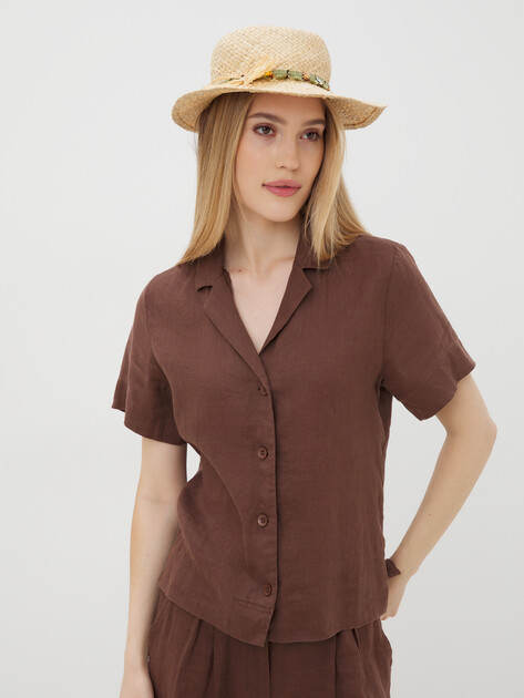 Женская шляпа COUSTILLERES, Артикул N571/LEA, бежевый | 2365043. Ракурс 4 Женская шляпа COUSTILLERES, Артикул N571/LEA, бежевый | 2365043. Ракурс 4
