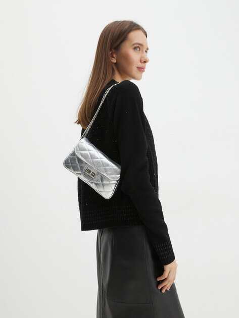Кросс-боди DIVA`S BAG, Артикул 2924-VALENTINA P., серебряный | 2372197. Ракурс 2