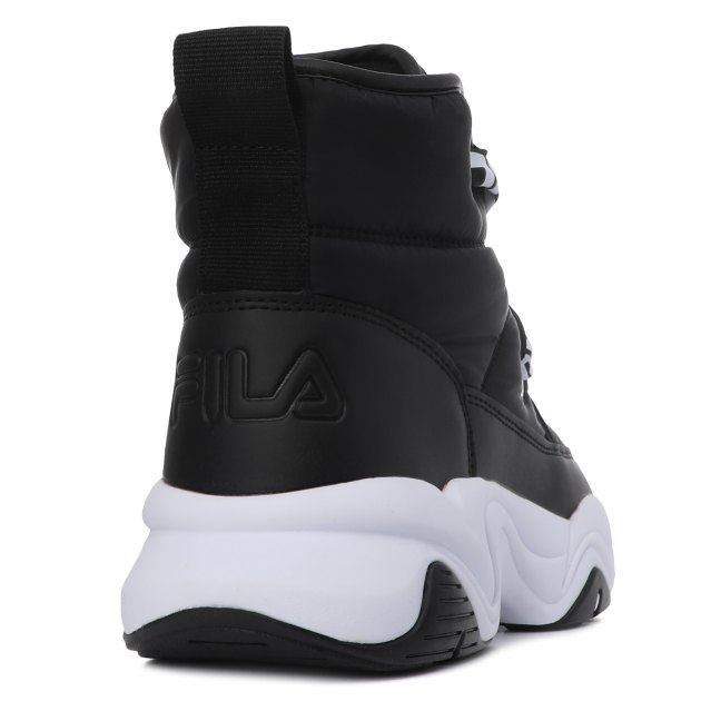 Женские высокие кроссовки FILA NEBULA PUFFY WNTR MID, Артикул NEBULA PUFFY WNTR MID, черный | 2414910. Ракурс 2
