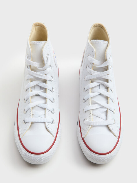 Высокие кеды CONVERSE Chuck Taylor All Star Leather, Артикул 132169, белый | 2418205. Ракурс 5 Высокие кеды CONVERSE Chuck Taylor All Star Leather, Артикул 132169, белый | 2418205. Ракурс 5