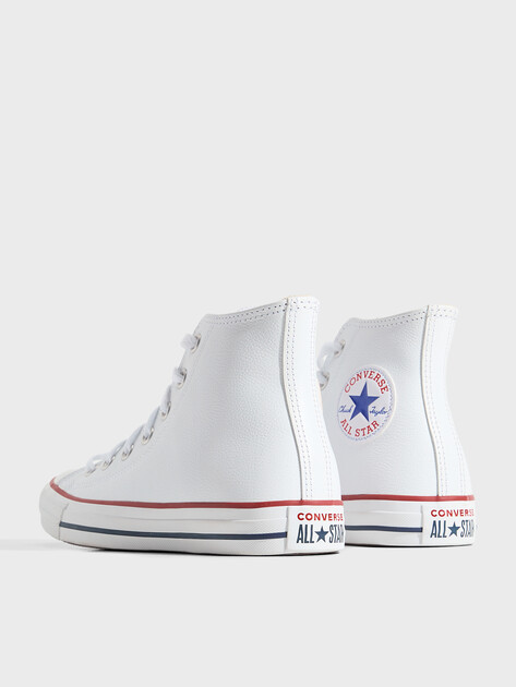 Высокие кеды CONVERSE Chuck Taylor All Star Leather, Артикул 132169, белый | 2418205. Ракурс 6 Высокие кеды CONVERSE Chuck Taylor All Star Leather, Артикул 132169, белый | 2418205. Ракурс 6