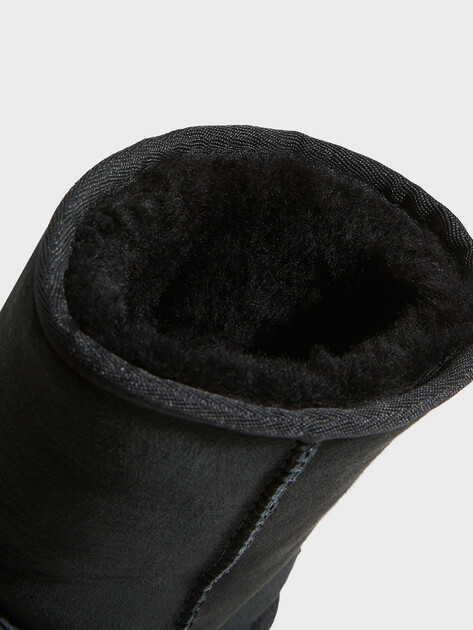 Женские угги UGG Classic Short II, Артикул 1016223, черный | 2420195. Ракурс 5