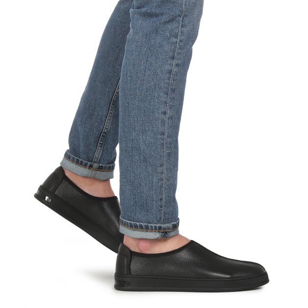 Мужские слипоны TENDANCE, Артикул T-2067C, черный | 2434206. Ракурс 7