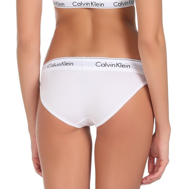 Женские трусы CALVIN KLEIN BIKINI, Артикул 0000F3787E, белый | 2448803. Ракурс 2