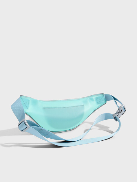 Женская поясная сумка CALZETTI, Артикул TRANSPARENT BELT BAG NEW, бирюзовый | 2469942. Ракурс 4
