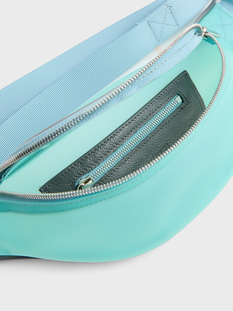 Женская поясная сумка CALZETTI, Артикул TRANSPARENT BELT BAG NEW, бирюзовый | 2469942. Ракурс 5