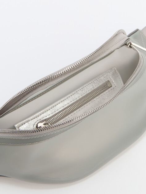 Женская поясная сумка CALZETTI TRANSPARENT BELT BAG, Артикул TRANSPARENT BELT BAG NEW, светло-серый | 2474260. Ракурс 5 Женская поясная сумка CALZETTI TRANSPARENT BELT BAG, Артикул TRANSPARENT BELT BAG NEW, светло-серый | 2474260. Ракурс 5