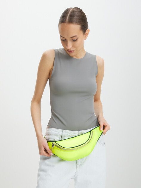 Женская поясная сумка CALZETTI TRANSPARENT BELT BAG, Артикул TRANSPARENT BELT BAG NEW, желто-зеленый | 2474611. Ракурс 2 Женская поясная сумка CALZETTI TRANSPARENT BELT BAG, Артикул TRANSPARENT BELT BAG NEW, желто-зеленый | 2474611. Ракурс 2