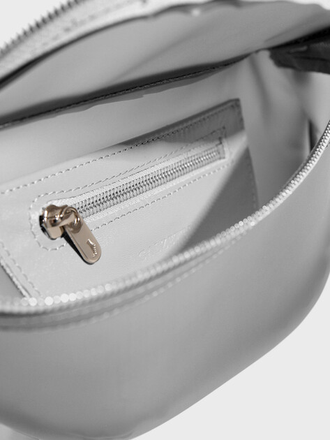 Женская поясная сумка CALZETTI, Артикул TRANSPARENT BELT BAG NEW, темно-серый | 2474613. Ракурс 4