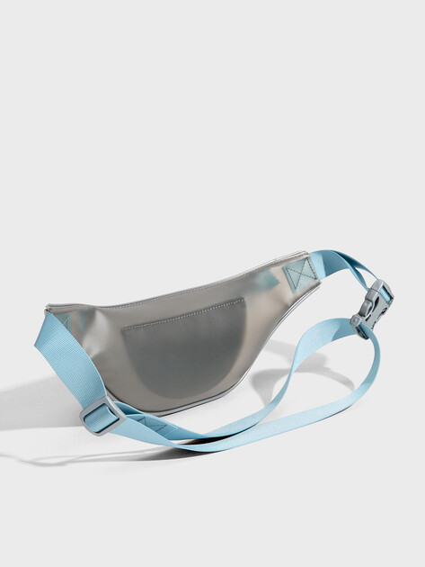 Женская поясная сумка CALZETTI, Артикул TRANSPARENT BELT BAG NEW, светло-серый | 2485089. Ракурс 5