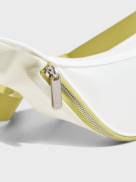 Женская поясная сумка CALZETTI, Артикул TRANSPARENT BELT BAG NEW, белый | 2485727. Ракурс 3