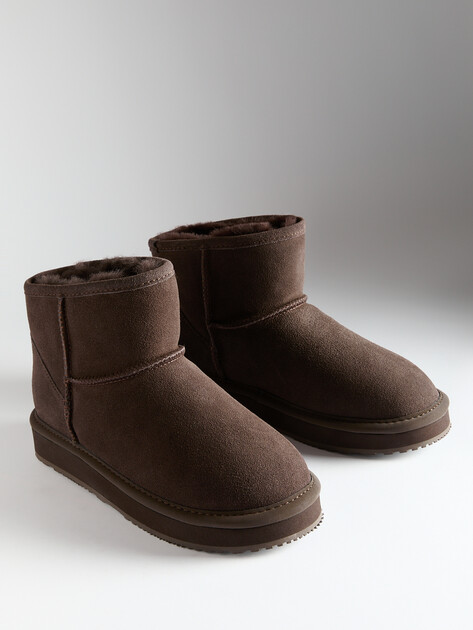 Женские угги TENDANCE, Артикул 190509, темно-коричневый | 2489832. Ракурс 6