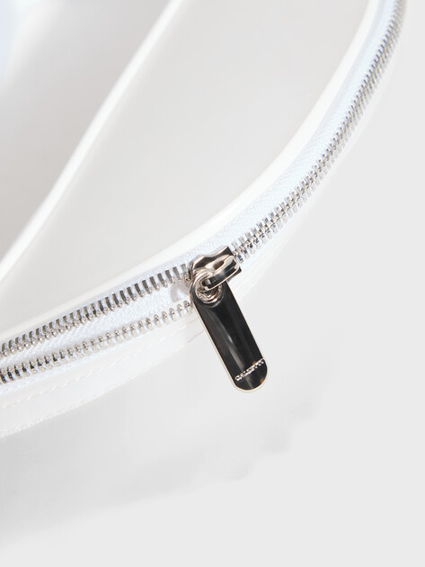 Женская поясная сумка CALZETTI, Артикул TRANSPARENT BELT BAG NEW, молочно-белый | 2490485. Ракурс 5 Женская поясная сумка CALZETTI, Артикул TRANSPARENT BELT BAG NEW, молочно-белый | 2490485. Ракурс 5