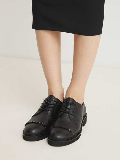 Женские дерби TENDANCE, Артикул GL5444-970, черный | 2503783. Ракурс 2 Женские дерби TENDANCE, Артикул GL5444-970, черный | 2503783. Ракурс 2