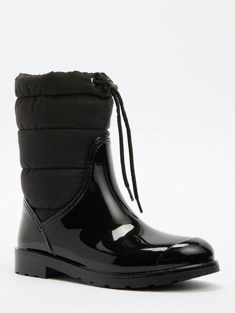 Женские резиновые полусапоги TENDANCE WINTER BOOTS, Артикул 395-1089, черный | 2538946. Ракурс 2